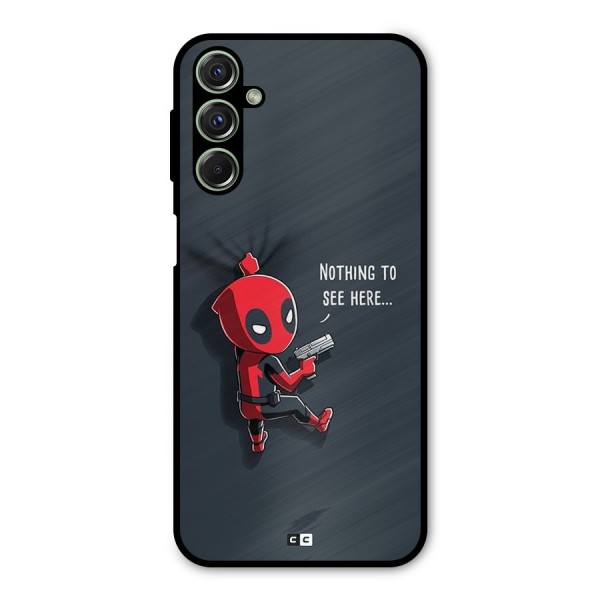 Baby Wade Metal Back Case for Galaxy F34