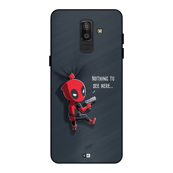 Baby Wade Metal Back Case for Galaxy J8