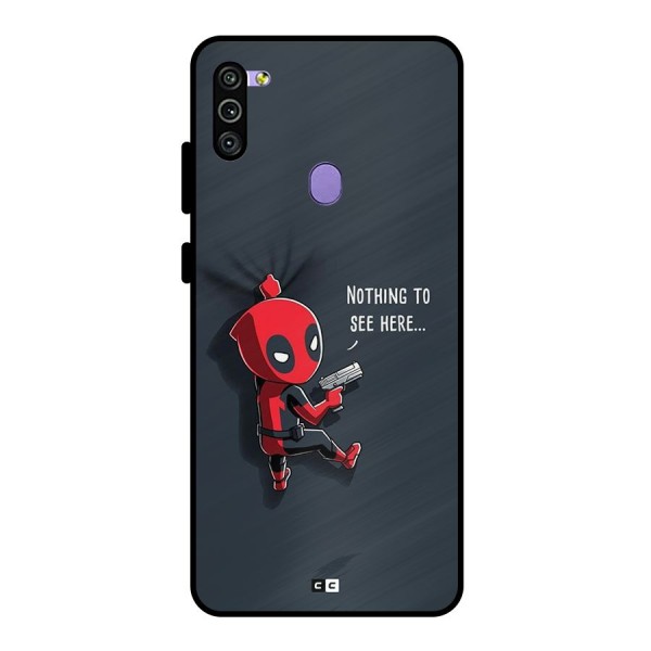 Baby Wade Metal Back Case for Galaxy M11