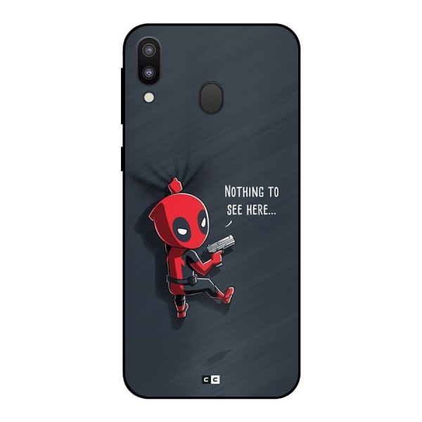 Baby Wade Metal Back Case for Galaxy M20