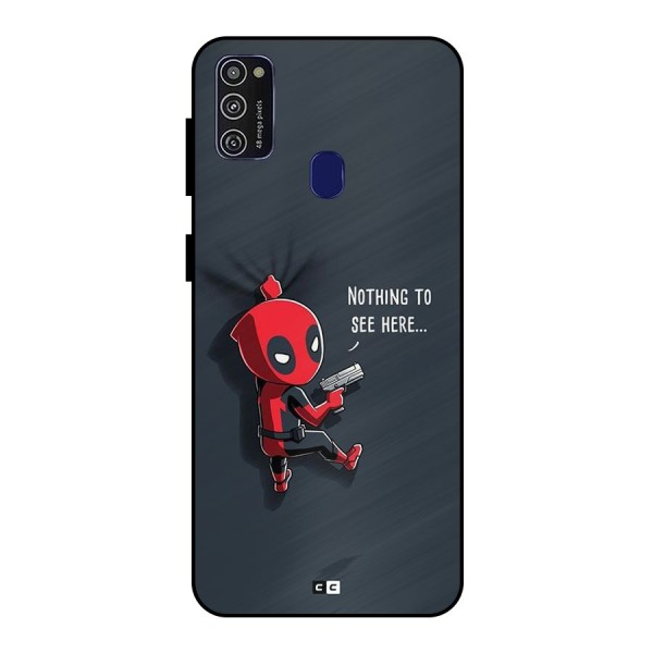 Baby Wade Metal Back Case for Galaxy M21