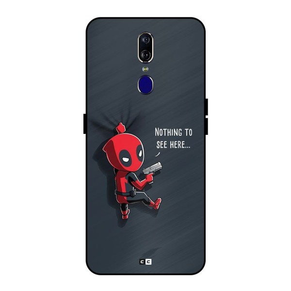 Baby Wade Metal Back Case for Oppo F11