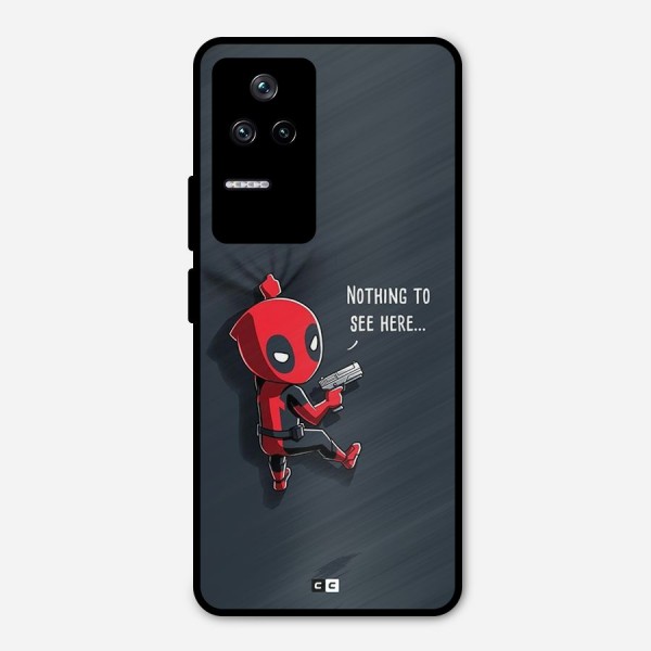 Baby Wade Metal Back Case for Poco F4 5G