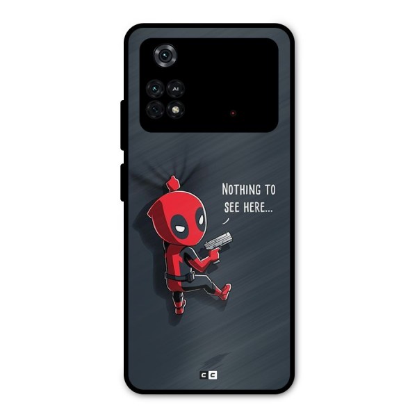 Baby Wade Metal Back Case for Poco M4 Pro 4G