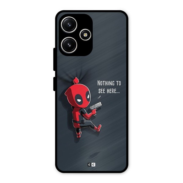 Baby Wade Metal Back Case for Poco M6 Pro