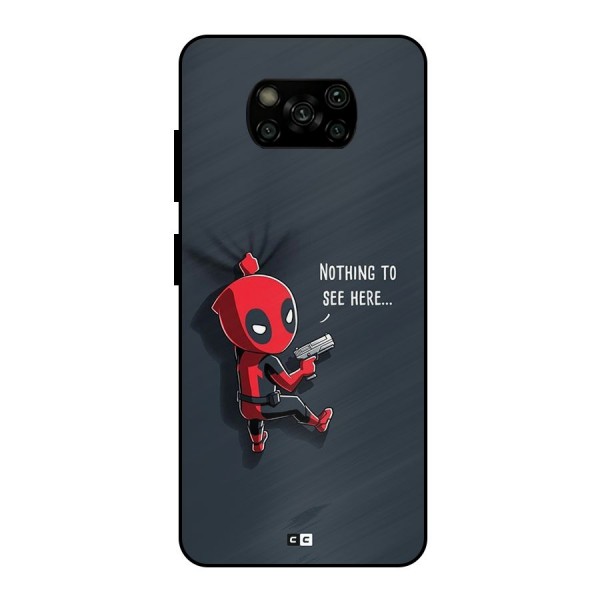 Baby Wade Metal Back Case for Poco X3