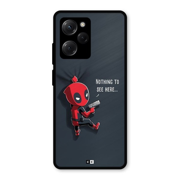 Baby Wade Metal Back Case for Poco X5 Pro