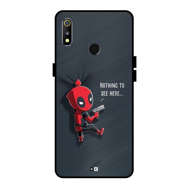 Baby Wade Metal Back Case for Realme 3i