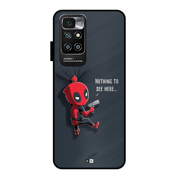 Baby Wade Metal Back Case for Redmi 10 Prime