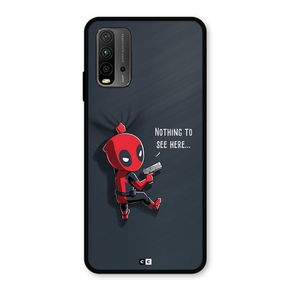 Baby Wade Metal Back Case for Redmi 9 Power