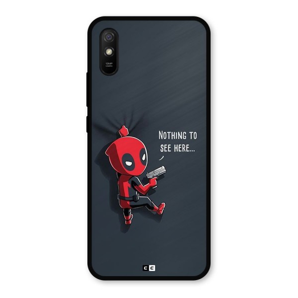 Baby Wade Metal Back Case for Redmi 9i