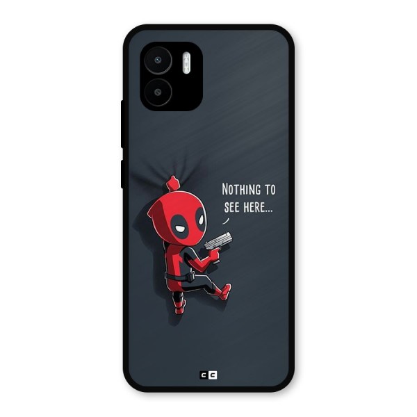 Baby Wade Metal Back Case for Redmi A2