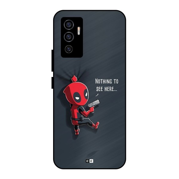 Baby Wade Metal Back Case for Vivo V23e