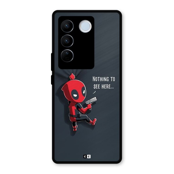 Baby Wade Metal Back Case for Vivo V27 Pro