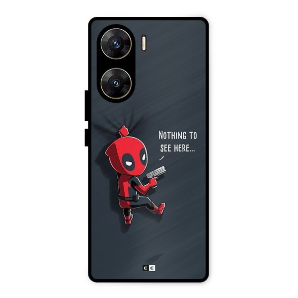 Baby Wade Metal Back Case for Vivo V29e