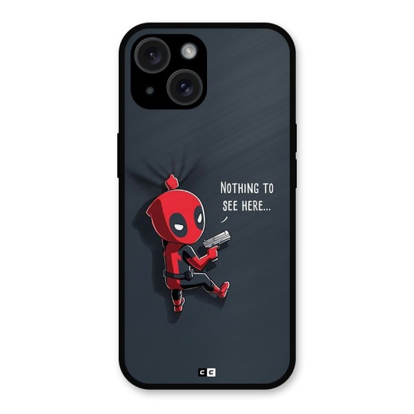 Baby Wade Metal Back Case for iPhone 15