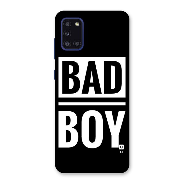 Bad Boy Back Case for Galaxy A31