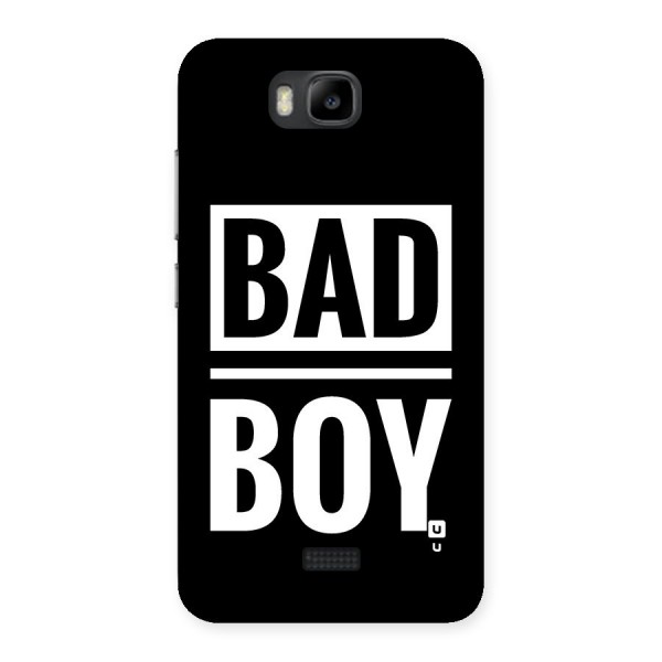 Bad Boy Back Case for Honor Bee