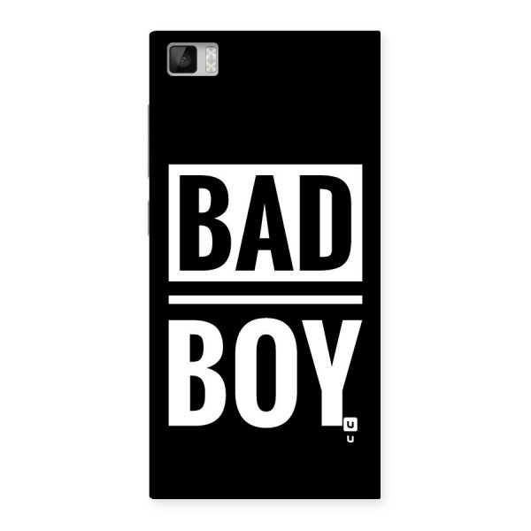 Bad Boy Back Case for Mi3