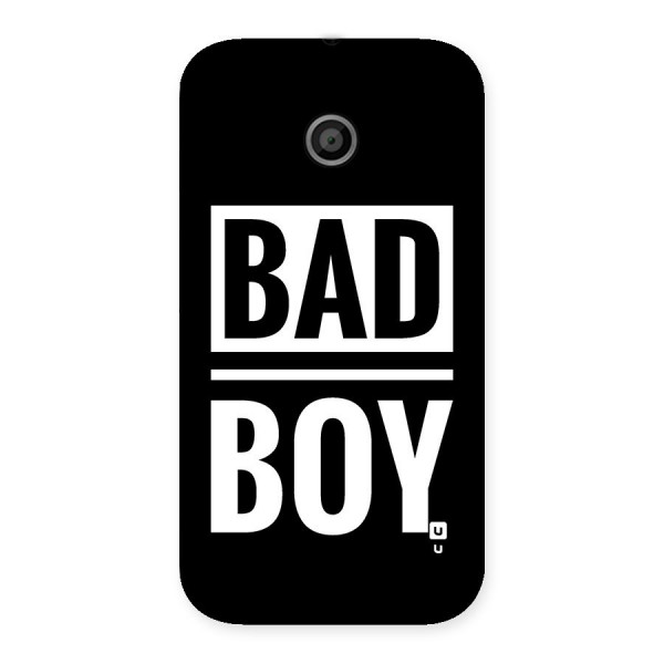 Bad Boy Back Case for Moto E