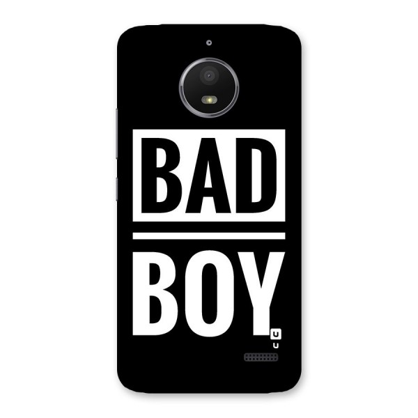 Bad Boy Back Case for Moto E4