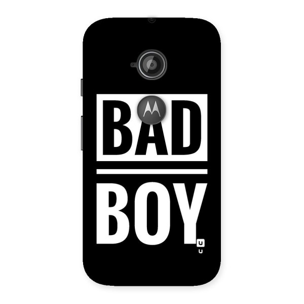Bad Boy Back Case for Moto E 2nd Gen