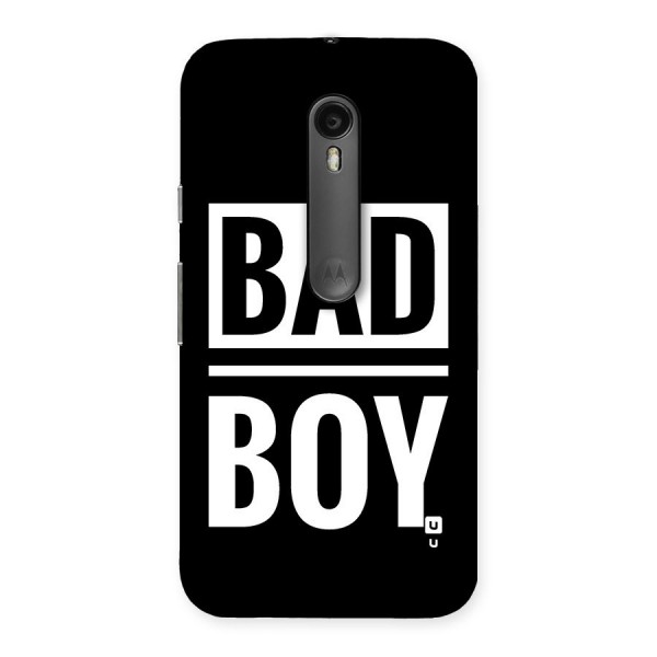 Bad Boy Back Case for Moto G3