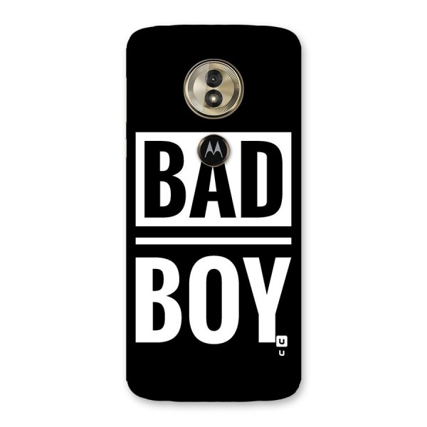 Bad Boy Back Case for Moto G6 Play