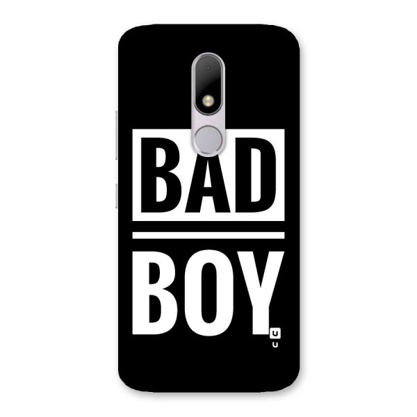 Bad Boy Back Case for Moto M