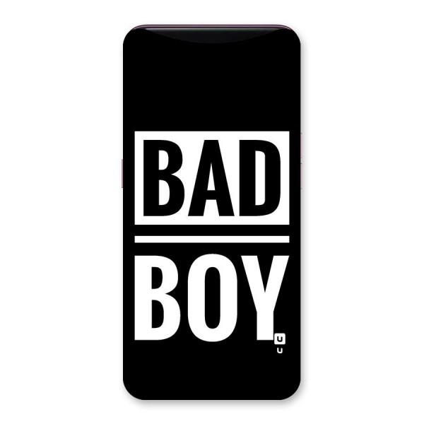 Bad Boy Back Case for Oppo Find X