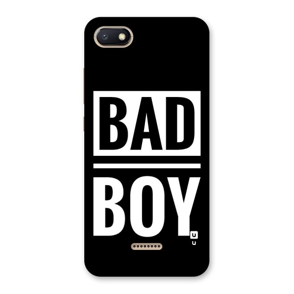 Bad Boy Back Case for Redmi 6A