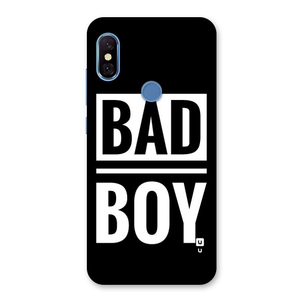 Bad Boy Back Case for Redmi Note 6 Pro