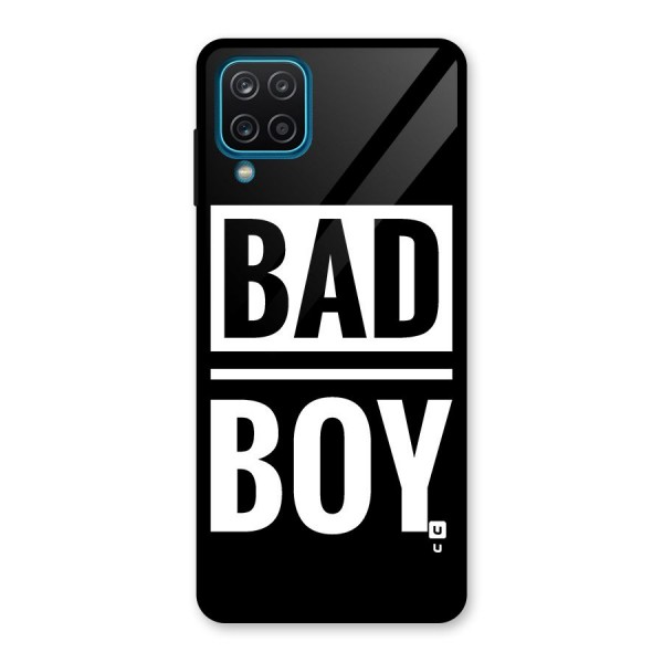 Bad Boy Glass Back Case for Galaxy A12