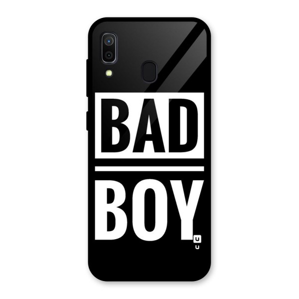 Bad Boy Glass Back Case for Galaxy A30