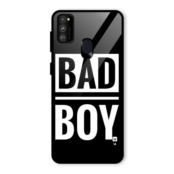 Bad Boy Glass Back Case for Galaxy M21