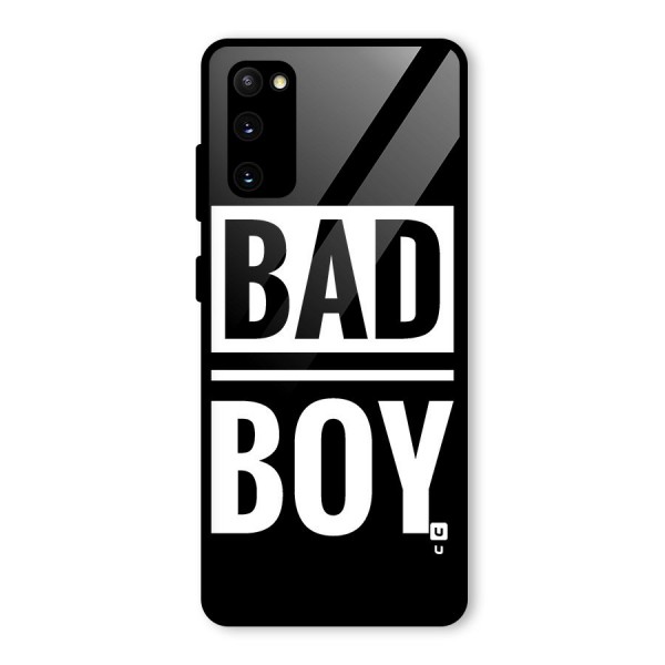 Bad Boy Glass Back Case for Galaxy S20 FE 5G