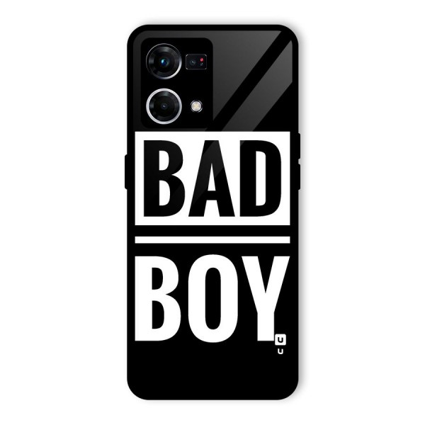 Bad Boy Glass Back Case for Oppo F21 Pro 4G