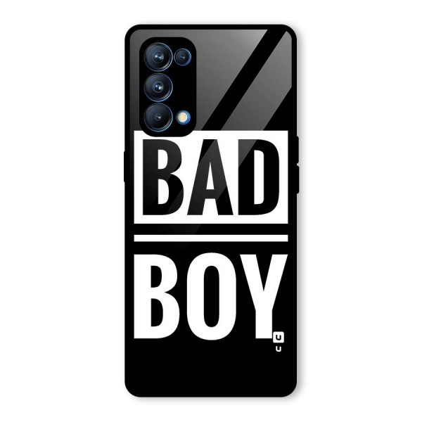 Bad Boy Glass Back Case for Oppo Reno5 Pro 5G