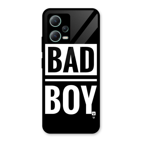 Bad Boy Glass Back Case for Poco X5