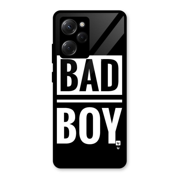 Bad Boy Glass Back Case for Poco X5 Pro