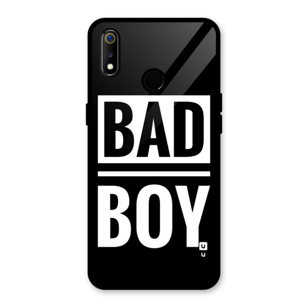 Bad Boy Glass Back Case for Realme 3