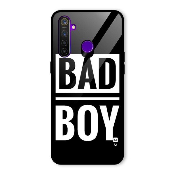 Bad Boy Glass Back Case for Realme 5 Pro