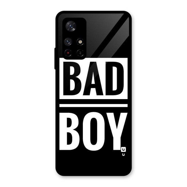 Bad Boy Glass Back Case for Redmi Note 11T 5G