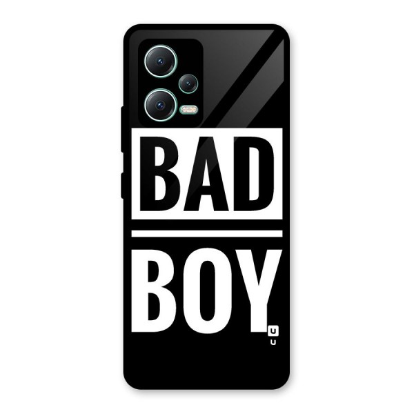 Bad Boy Glass Back Case for Redmi Note 12 5G