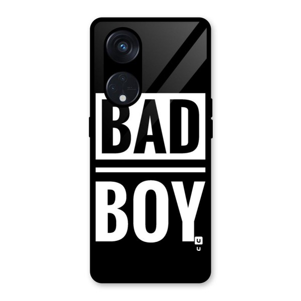 Bad Boy Glass Back Case for Reno8 T 5G