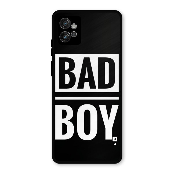 Bad Boy Metal Back Case for Moto G32