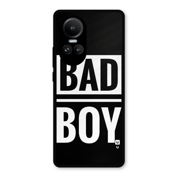 Bad Boy Metal Back Case for Oppo Reno10 Pro