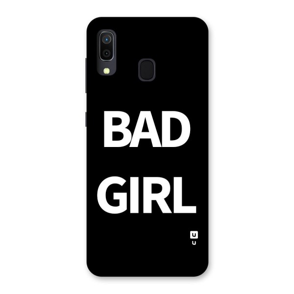 Bad Girl Attitude Back Case for Galaxy A20