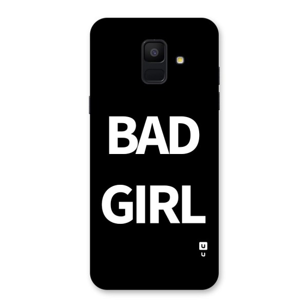 Bad Girl Attitude Back Case for Galaxy A6 (2018)