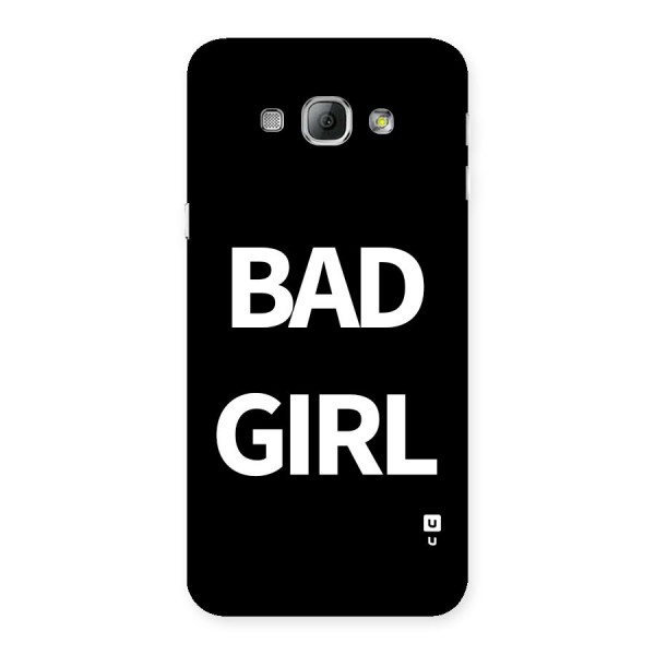 Bad Girl Attitude Back Case for Galaxy A8